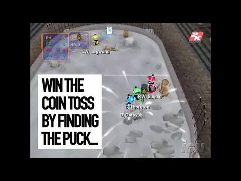 NHL 2K6 PlayStation 2 Gameplay - Zone Mode