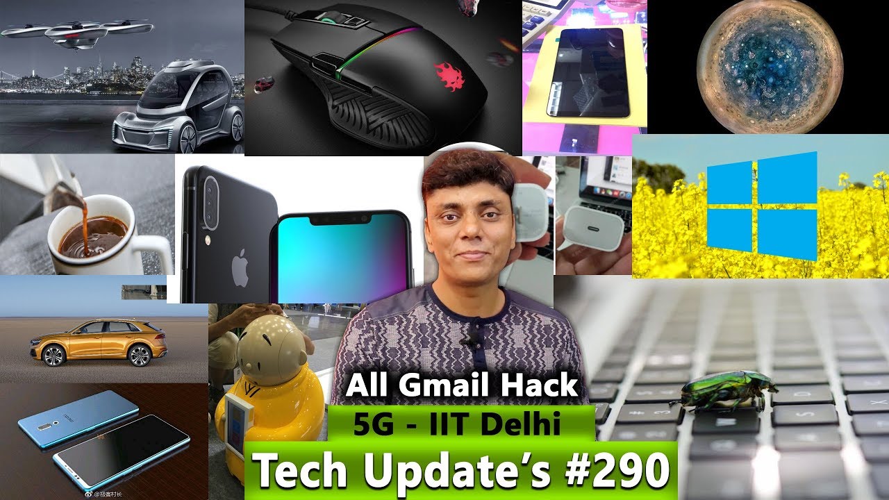 Tech Up's #290 - Mi Max 3 LCD, Meizu 16, 5G Delhi, Audi Q8, NASA Juno, iconic aircraft, robotic monk