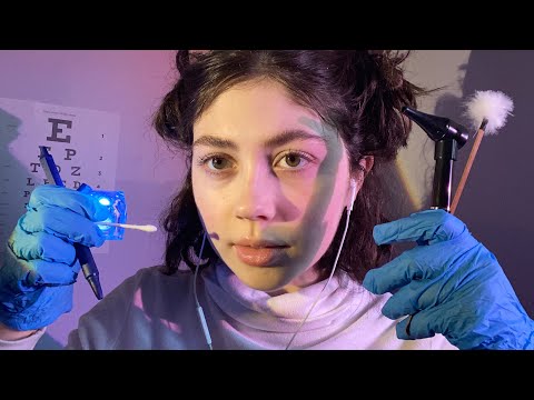 ASMR TÜRKÇE/TURKISH cranial nerve examination/kranial sinir muayenesi (doctor roleplay) (doktor)