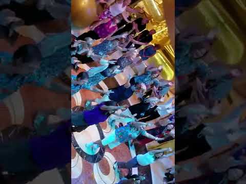 Wife Dancing in The Piazza Deck 5 Regal Princess.