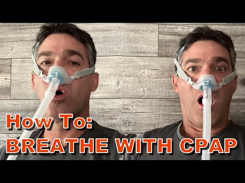 How to Breathe with CPAP.  Overcome Anxiety Quickly
