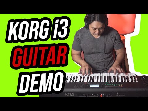 KORG i3 Guitars Sound Sets Demo - No Talking