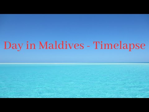 [4k] A Day in Maldives: Breathtaking Timelapse