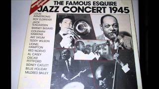 HQ Esquire All Stars jazz concert 1945 (Tatum, Bigard, Catlett, ) - Rose Room