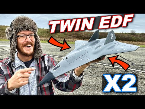 $99 Beginner Friendly BRUSHLESS TWIN EDF RC Jet - Come with EVERYTHING!