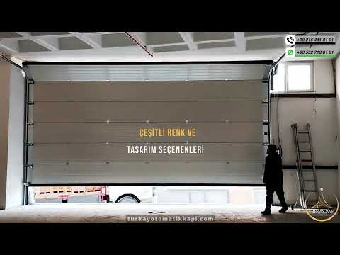 Endüstriyel seksiyonel kapı videosu 8