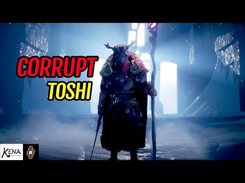 Corrupt Toshi Boss Fight - Expert Spirit Guide Difficulty | Kena Bridge of Spirits Gameplay