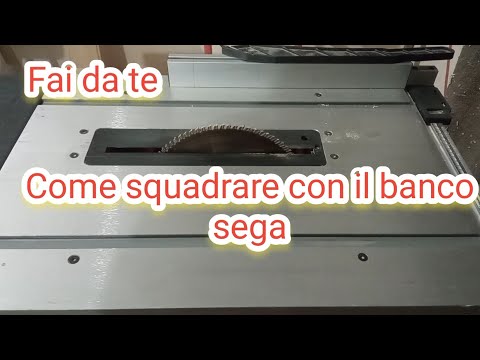 How to square a table top yourself or with a table saw