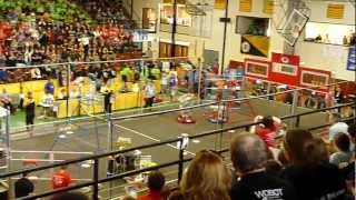 preview picture of video 'FRC CodeRedRobotics.com 2771 Traverse City Qualifying Round 41'