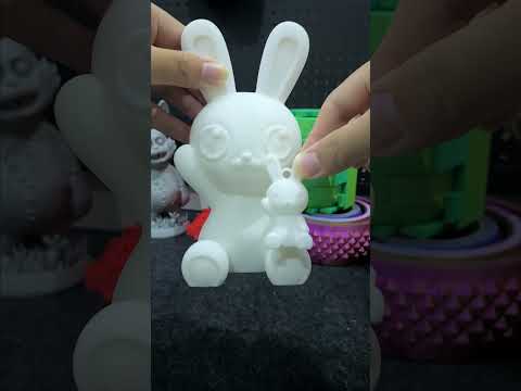 Bunny with big booty without support by Body3D Printed on the Kingroon KLP1 3D Printer