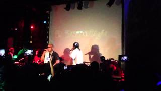 Mario Winans &amp; mr cheeks perform &#39; Crush on You &#39; live at rnbspotlight at SOBs 2013