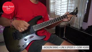 Video thumbnail for JACKSON DKMG JAPAN sound demo by six string attack