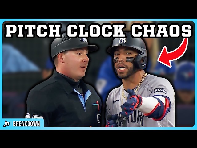 New York Yankees' shortstop abuses the pitch clock, a breakdown