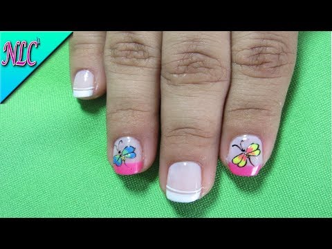 DECORACIÓN DE UÑAS LIBÉLULA♥  – DRAGONFLY NAIL ART -COMO PINTAR LIBÉLULAS FÁCIL -NLC