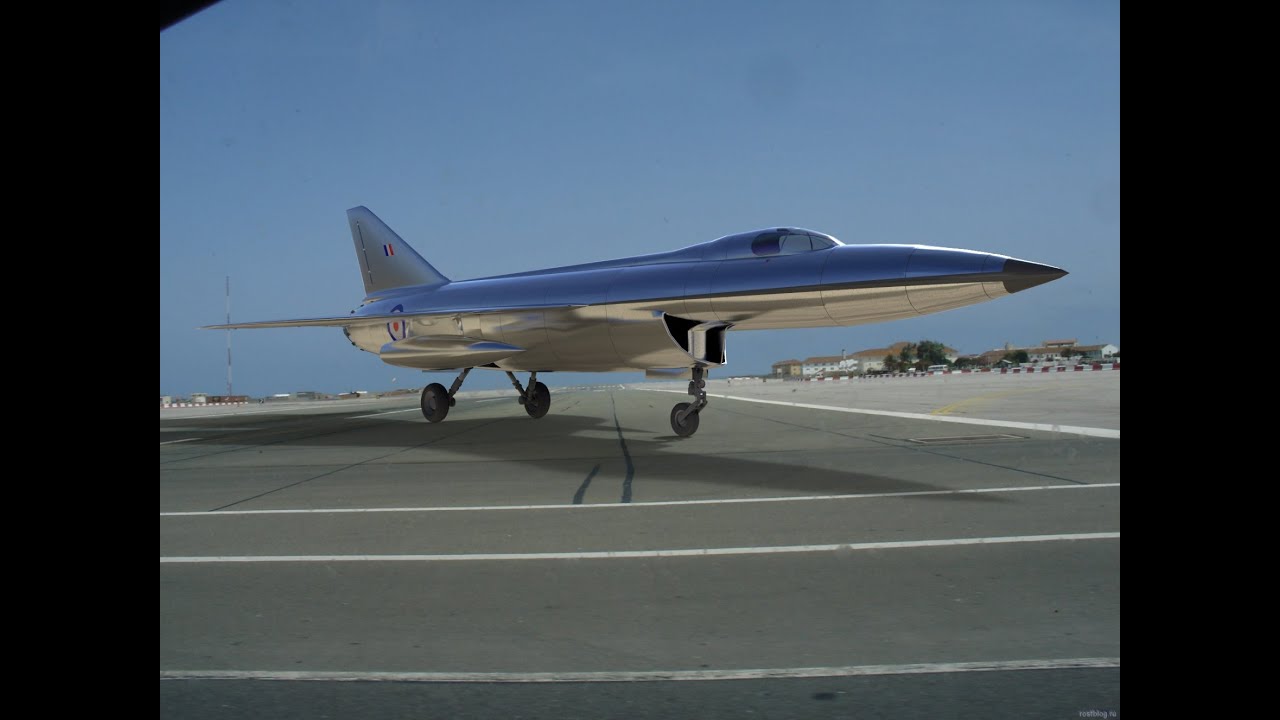 Hawker siddeley p1121 3D Model