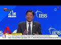 Shangri-La Dialogue: Philippine President Ferdinand Marcos Jr's keynote speech