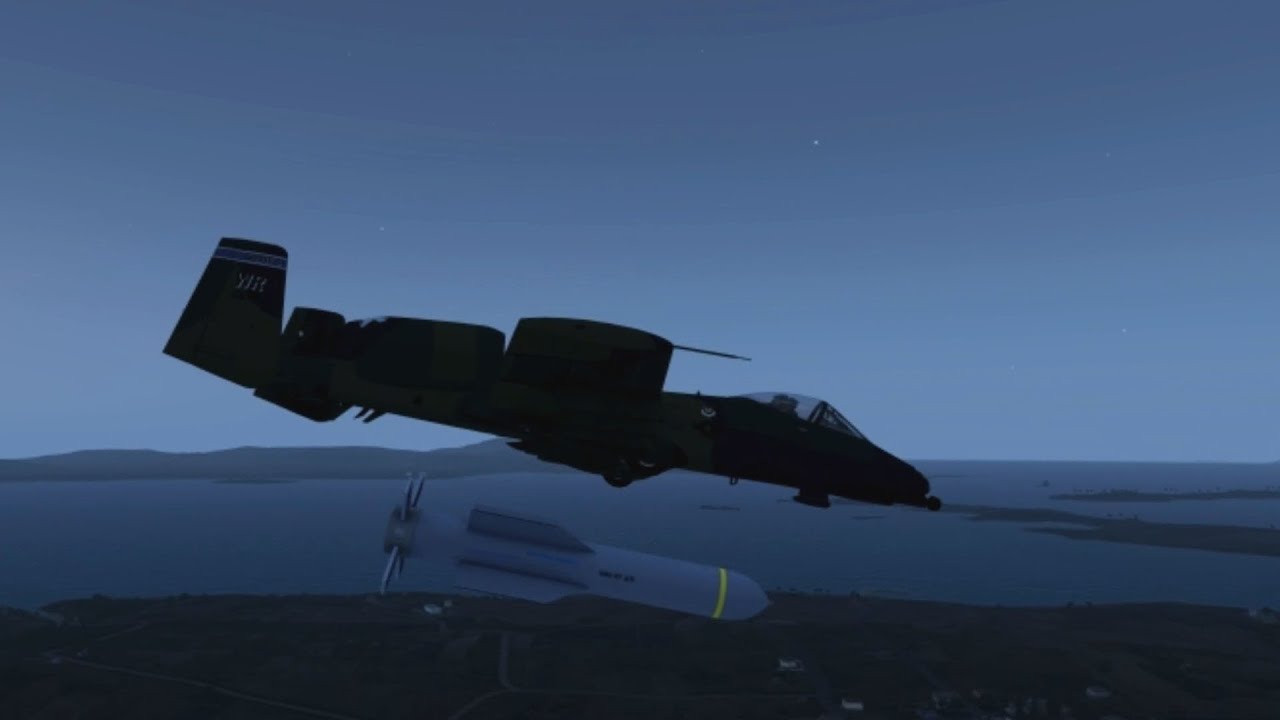 GBU-57 MOP 大型貫通爆弾 A-10で爆撃する様子 Massive Ordnance Penetrator GBU-57A/B