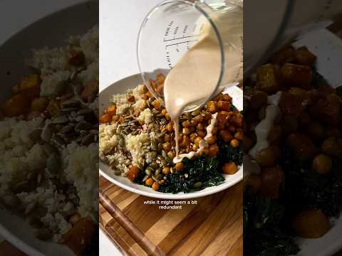 roasted fall harvest salad 🍂