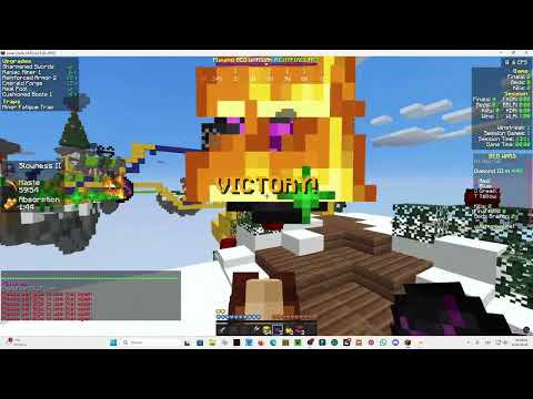 Minecraft minigames LP S01E05 bedwars on hypixel again :-)