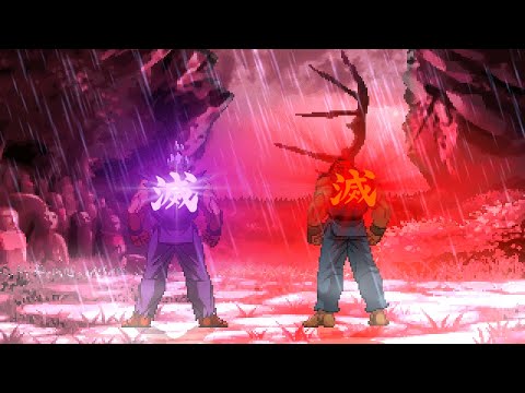 Shin Evil Ryu Vs Shin Akuma - Street Fighter Super Epic Battle Arcade Edition!