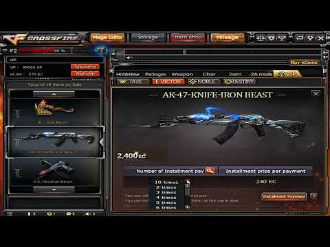 Crossfire PH - VIP Installment ( Buying ak 47 iron beast )