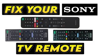 How To Fix Your Sony TV Remote Control That is Not Working