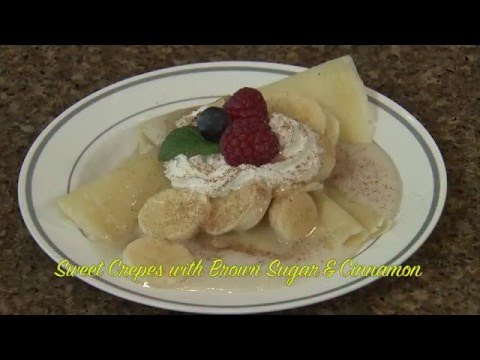 Sweet Crepes with Brown Sugar & Cinnamon