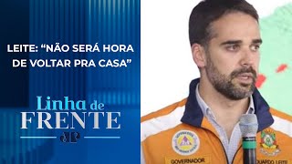 Chuvas interrompem trabalhos de resgate em Porto Alegre (RS)