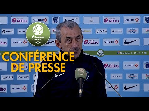 Conférence de presse Paris FC - EA Guingamp ( 0-3 )  / 2019-20