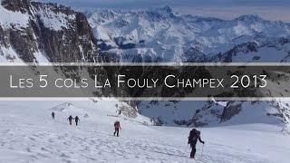preview picture of video 'Traversée à skis La Fouly - Champex (les 5 cols) - 5 et 6 janvier 2013'