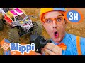 Monster Jam Truck Adventures 3H Of The Best Vehicle Videos Blippi S Vroom Vroom Vehicle Show