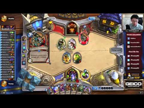 Hearthstone Trump Playing Handlock For Legend Rank 1 (28.06.15)
