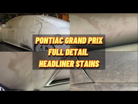 Thumbnail for Auto Detailing Vlog - Pontiac Grand Prix Full detailing Interior & Exterior | Headliner Stains by Car
