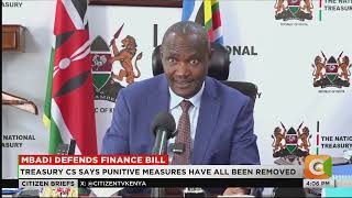 Mbadi urges leaders to stop misleading Kenyans on Finance Bill