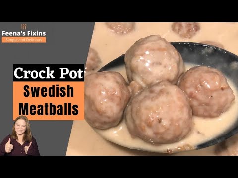 Crock Pot Swedish Meatballs - Simple and Easy Recipe for the Crock Pot
