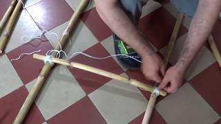 DIY - Appendi asciugamani creato con le canne - Fai da te