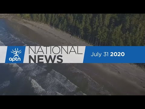 APTN National News July 31, 2020 – Stopping access to private property, Memorial pole raised