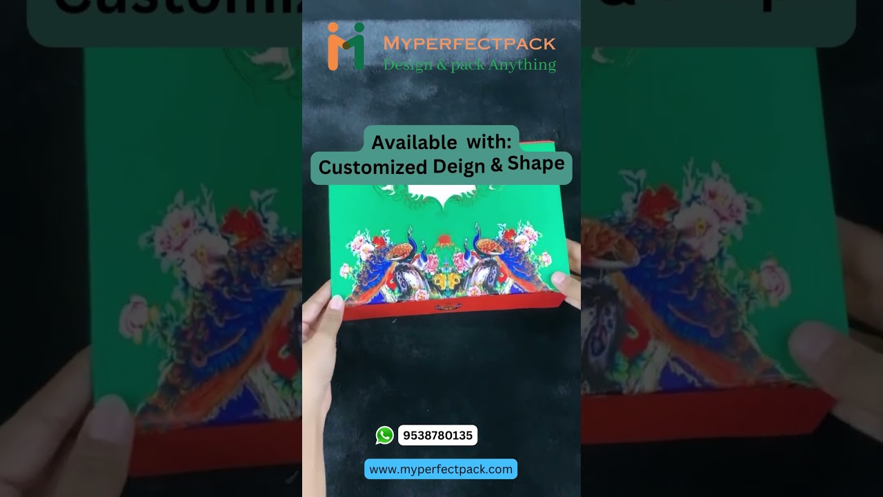 Multipurpose Digitally Printed Rigid Box Printing ||Myperfectpack
