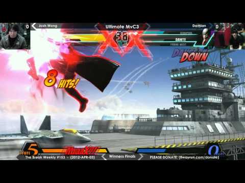 The Break #153 - UMvC3 WF - Josh Wong VS BigE Damian