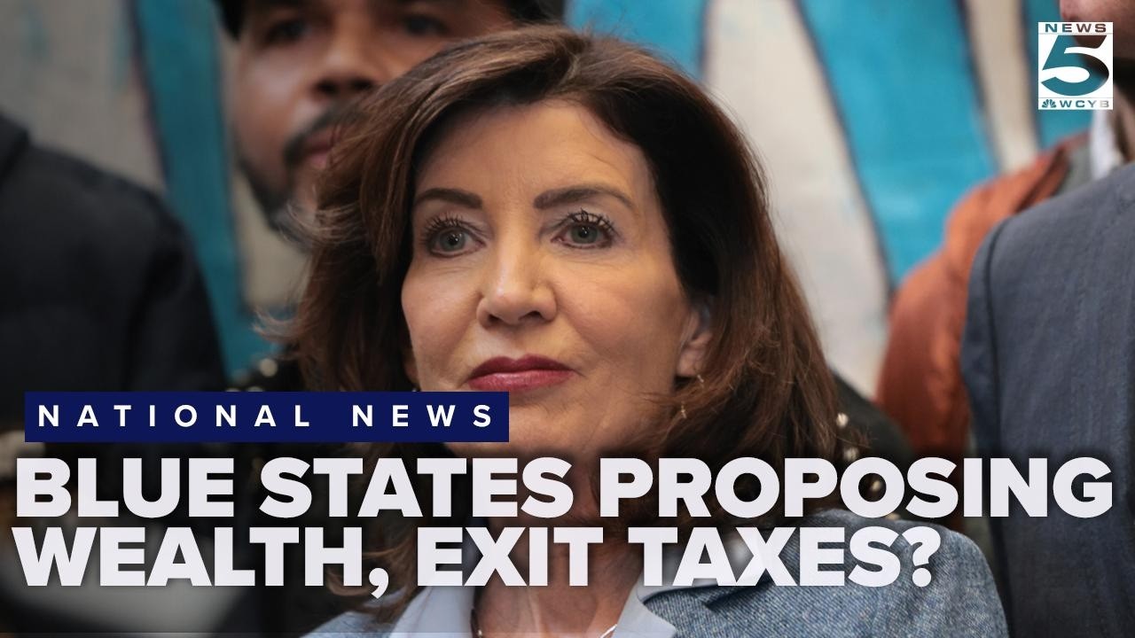 Growing number of blue states proposing wealth, exit taxes