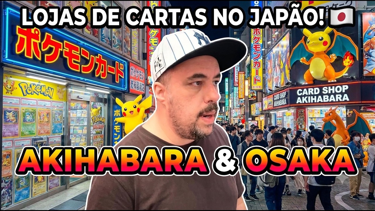 Fui até as Principais Lojas de Pokémon TCG do JAPÃO