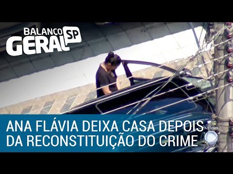 Família morta no ABC: Ana Flávia deixa casa depois da reconstituição do crime