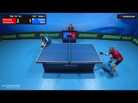 16:45 Hennadii Yurchenko 3-0 Oleksii Mitla 12.05.2023 TT Euro.Cup Ukraine Master. Table 3