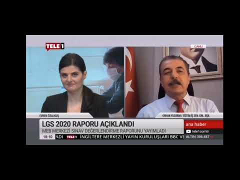 Genel Başkanımız Orhan Yıldırım, Tele1`de LGS sonuçlarını değerlendirdi. | EĞİTİM İŞ