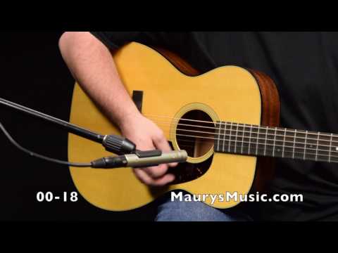 The Martin 0-18 vs 00-18 at MaurysMusic.com
