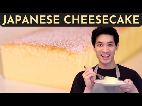 The FLUFFIEST Japanese Cheesecake Recipe (UNCLE TETSU) - Soft & Light Dessert