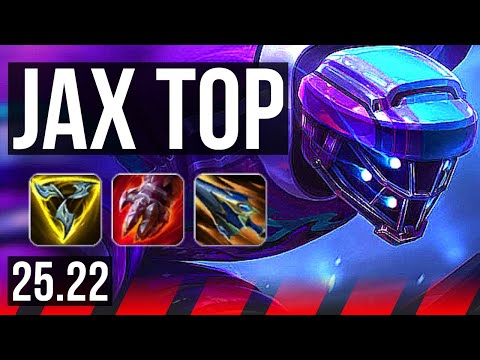 JAX vs FIORA (TOP) | 16/1/6, Legendary, 38k DMG | KR Master | 25.22