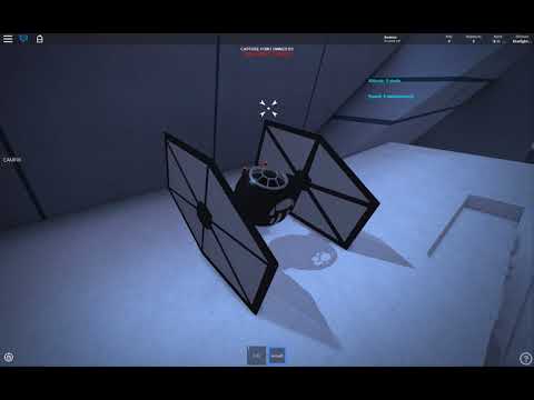 [TFO] How to properly land the TIE fighter outside of the Hanger, and take off properly.