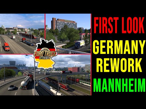 ETS2 1.53 Open Beta - Mannheim Rework ᐅ First Look