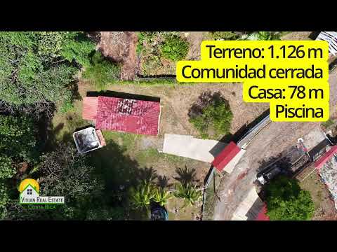 Casa con amplio terreno y piscina en venta en Esparza, Puntarenas, Costa Rica | ₡68 millones